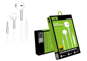 Écouteurs Filaire CK K-E206 – Super Bass avec Microphone