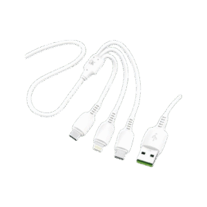 Câble de Chargement 3 en 1 CK K309 – USB vers Micro, Type-C et Lightning