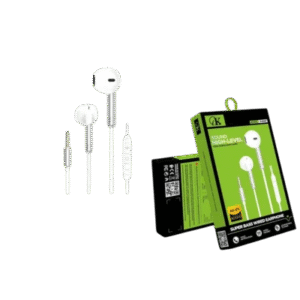 Écouteurs Filaire CK K-E208 – Super Bass, Micro HD, Jack 3.5mm