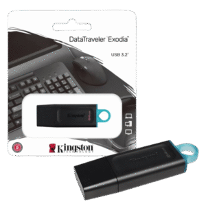 Kingston Clé USB Original Stokager 8\16\32\128GB  3.2 DataTraveler EXODIA
