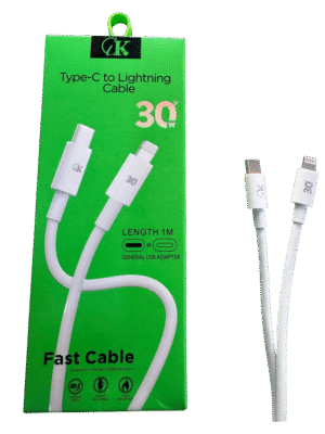 Câble Cik Type-C Lightning Charge Rapide 30W