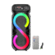 ZQS4270M 16 Watts double 4 pouces grand haut-parleur Bt lumière karaoké Portable haut-parleur de fête Bluetooth LED haut-parleur avec lumière LED