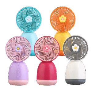 Ventilateur portable portable jouet enfant en bas âge mignon mini ventilateur USB rechargeable
