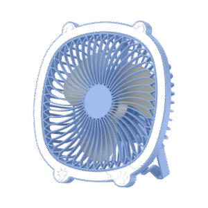 Ventilateur suspendu portable multifonctionnel rechargeable par USB petit design de plafond de bureau ventilateur de refroidissement à air mécanique pour dortoir à domicile