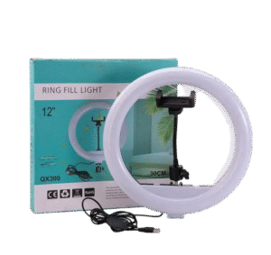 Anneau lumineux Led rond Flexible pour téléphone portable, 12-13-14 inch, avec support de téléphone, pour Selfie, vidéo
