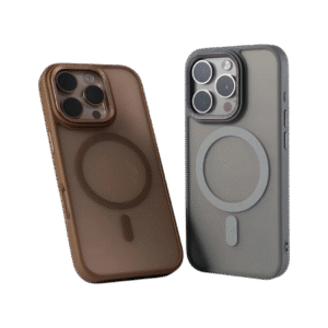 Coque MagSafe Luxe – iPhone 12 à 17 Pro Max / 14 Plus – Transparente Mate, Souple & Antichoc