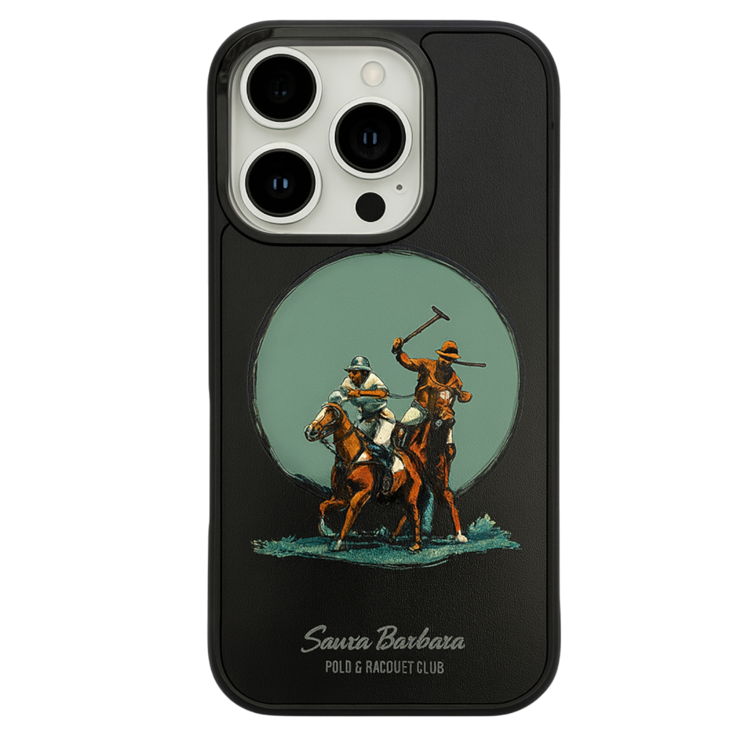 Coque Santa Barbara en Cuir Premium – Luxe & Protection Totale | iPhone 16 Pro / 16 Pro Max / 17 Pro / 17 Pro Max