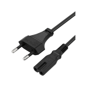 Câble d'alimentation - Compatible avec imprimante et équipement audiovisuel - Noir - CEE 7/16 - C7 non polarisée